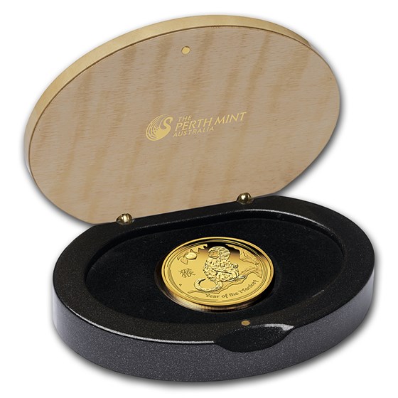 2016 Australia 1 oz Gold Lunar Monkey Proof (w/box & COA) 2016 Australia 1 oz Gold Lunar Monkey Proof (w/box & COA)